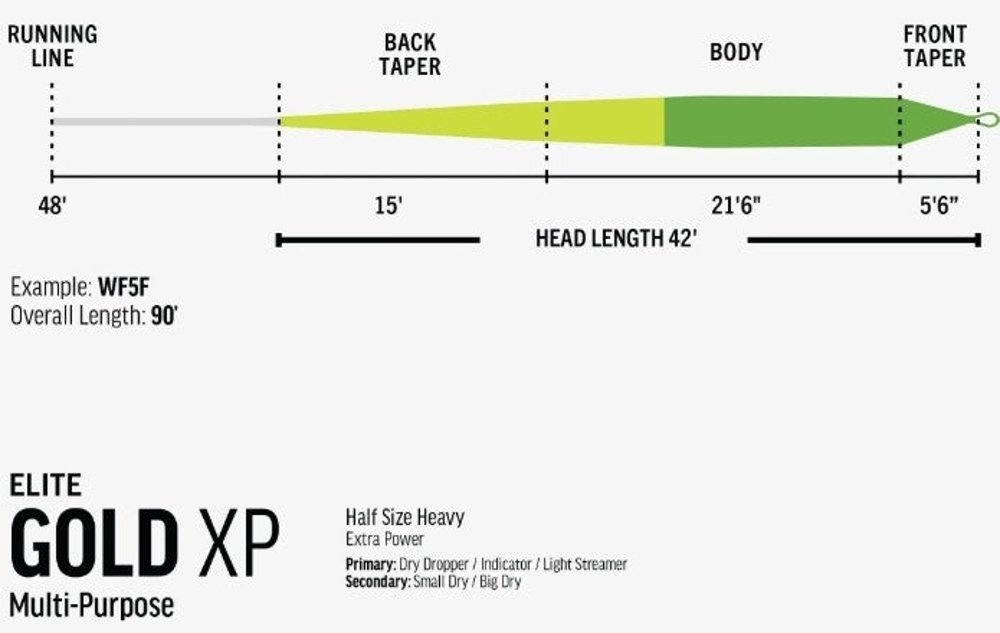 RIO Elite Gold XP Fly Line