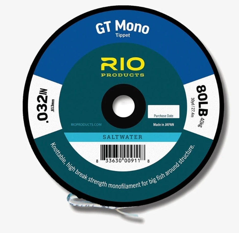 RIO GT Mono Saltwater Tippet 30yd 150lb