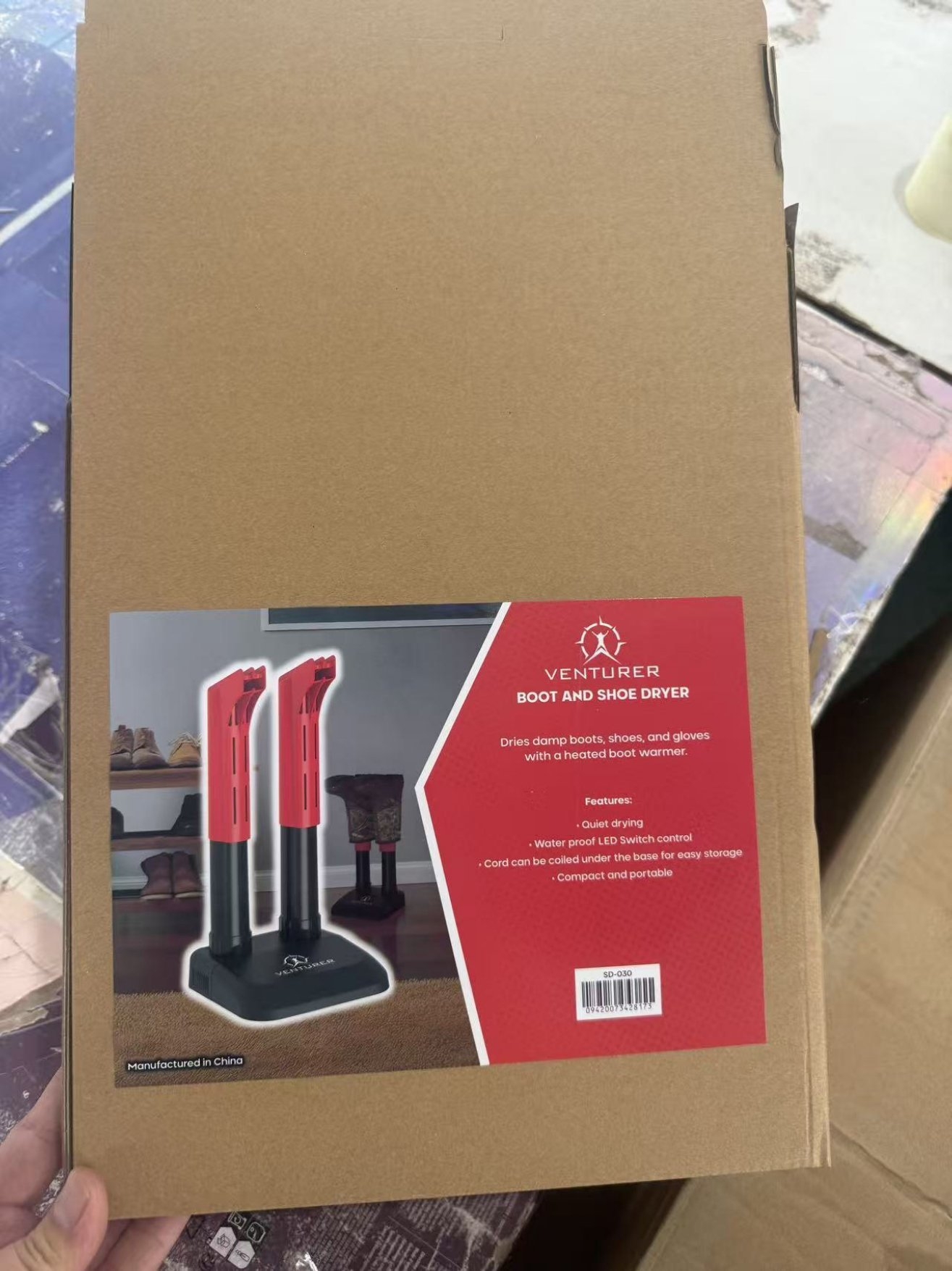 Venturer Compact Portable Boot & Shoe Dryer