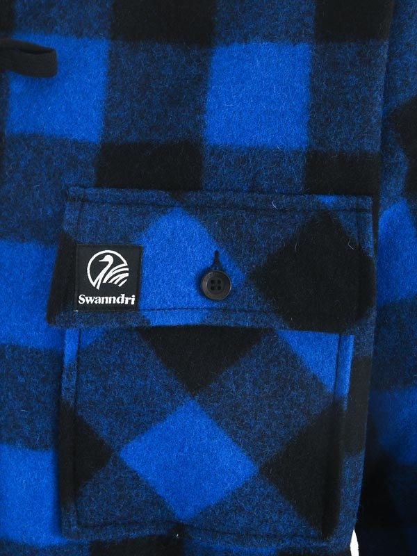 Swanndri Original Wool Mens Lace Front Bush Shirt