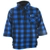 Swanndri Original Mens Wool Bush Shirt Lace Front Blue/Black Check 3XL