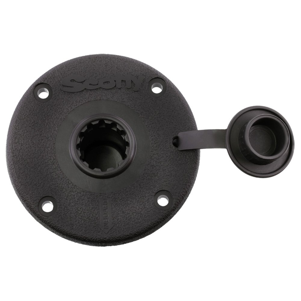 Scotty 344 Round Flush Deck Rod Holder Mount