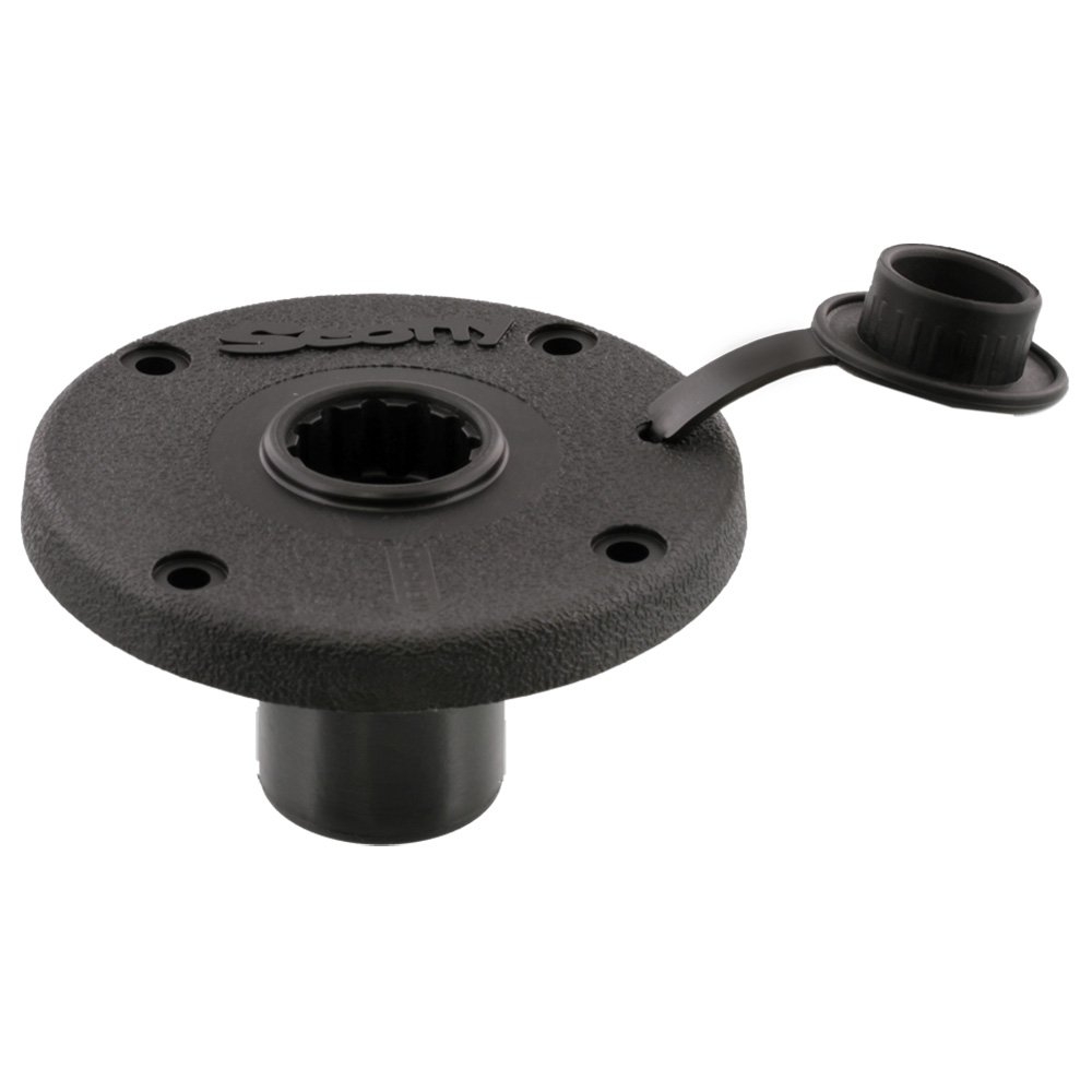 Scotty 344 Round Flush Deck Rod Holder Mount