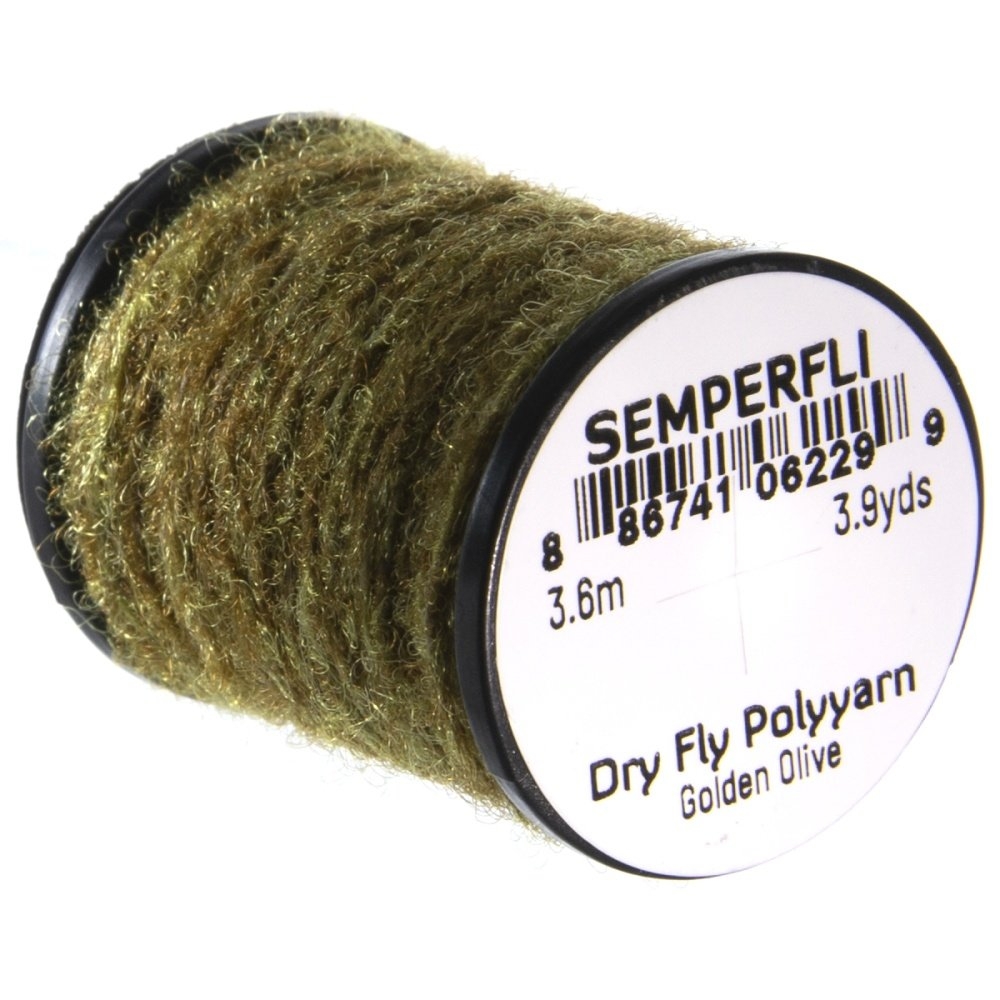 Semperfli Dry Fly Polyyarn 3.6m Golden Olive