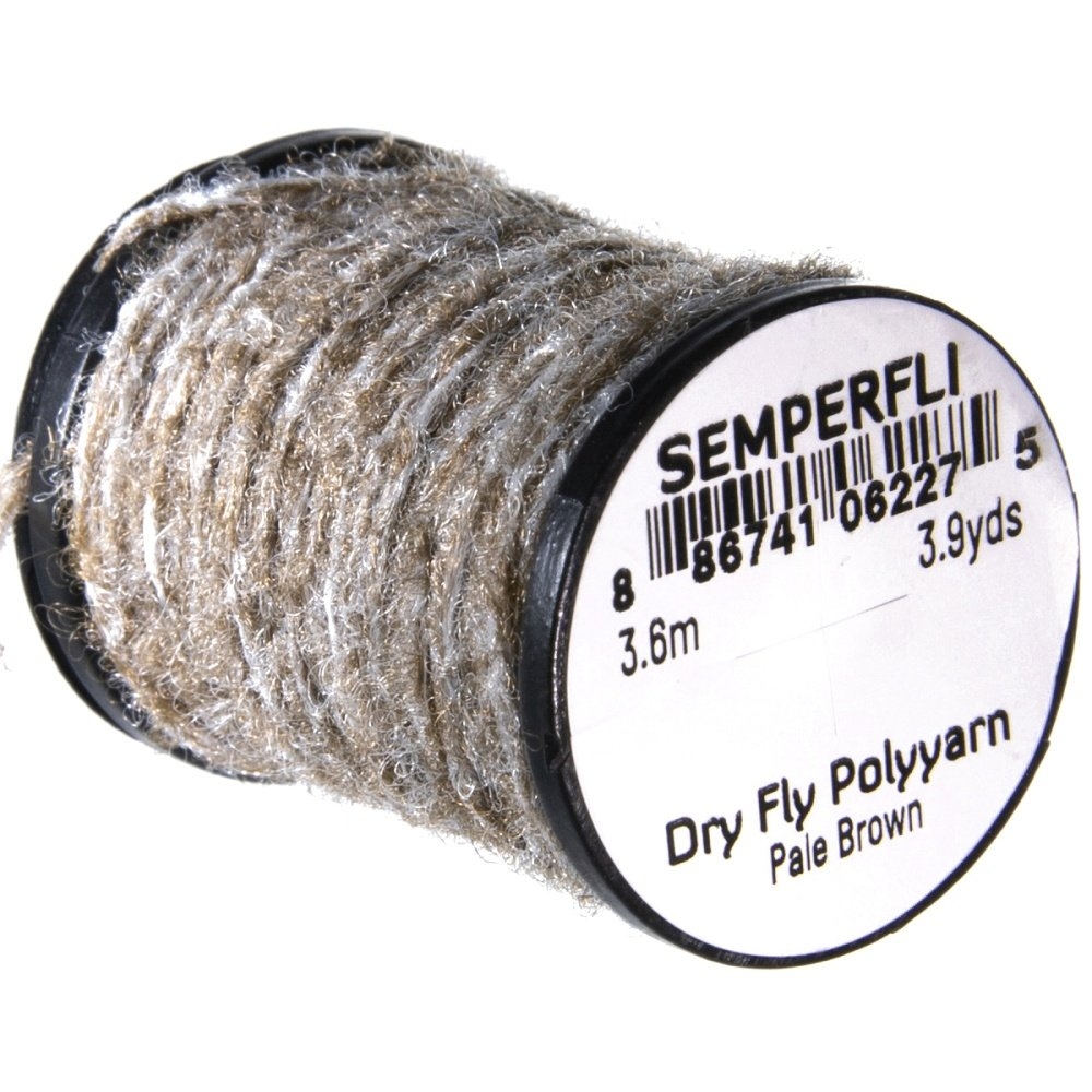 Semperfli Dry Fly Polyyarn 3.6m Pale Brown