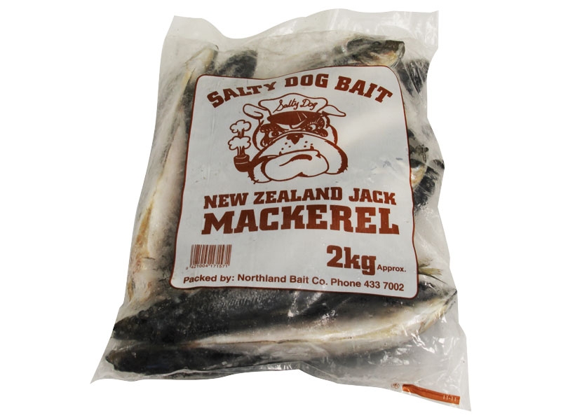 Salty Dog New Zealand Jack Mackerel 2kg Freeflow Bag