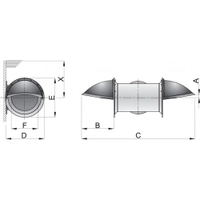 VETUS Stern Thruster Extension Kit for Shallow Draft Boats ID 300mm Thumbnail VETUS Stern Thruster Extension Kit for Shallow Draft Boats ID 300mm