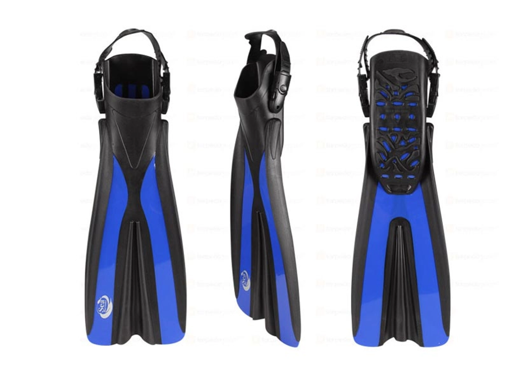 Sea Harvester Open Heel Dive Fins Blue L/XL Sea Harvester Open Heel Dive Fins Blue L/XL