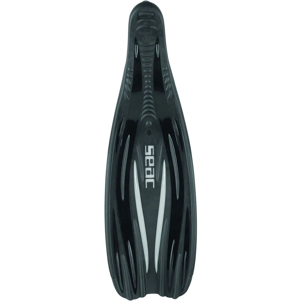 Seac F-100 Pro Full Foot Dive Fins Black US6-6.5