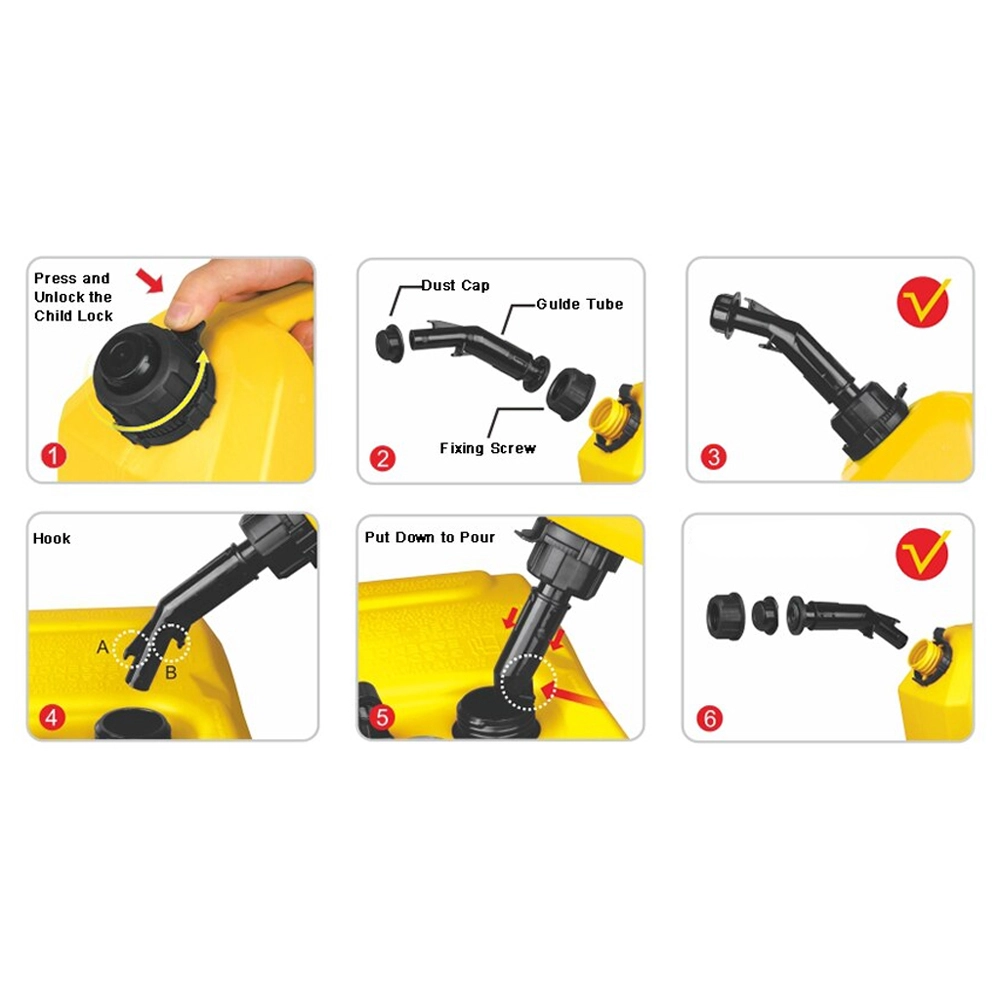 Seaflo Auto Shut-Off Diesel Tank 20L Yellow Seaflo Auto Shut-Off Diesel Tank 20L Yellow