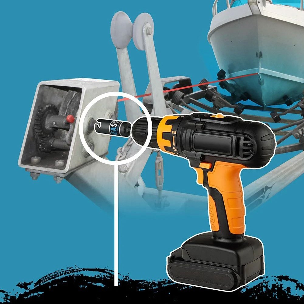 Sea Socket Trailer Boat Winch Drill Attachment