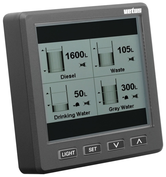 VETUS Ultrasonic Level and Graphic Display
