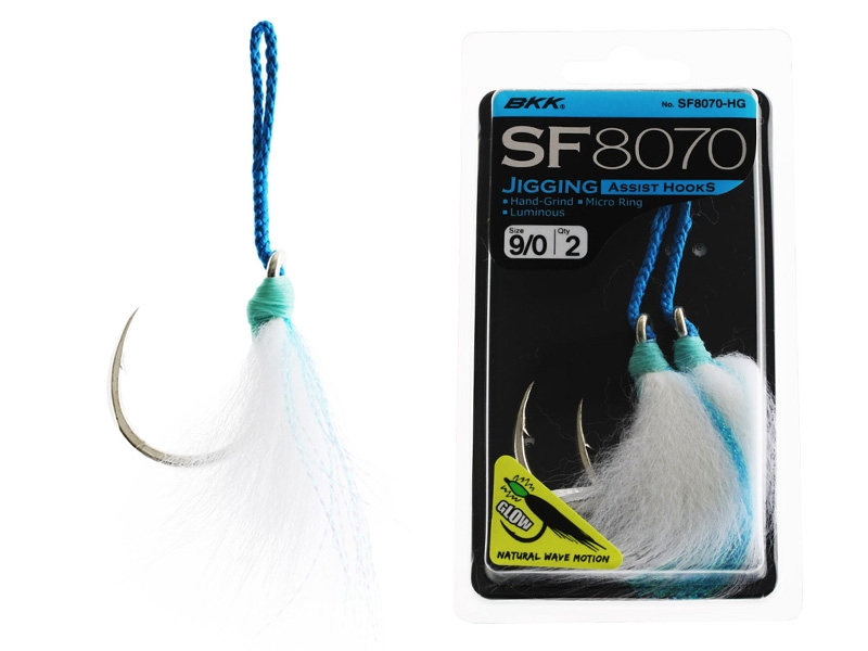 BKK SF8070 Jig Assist Hook 9/0 Qty 2