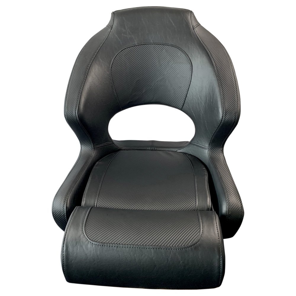 Springfield Deluxe Sport Flip-Up Boat Seat Black