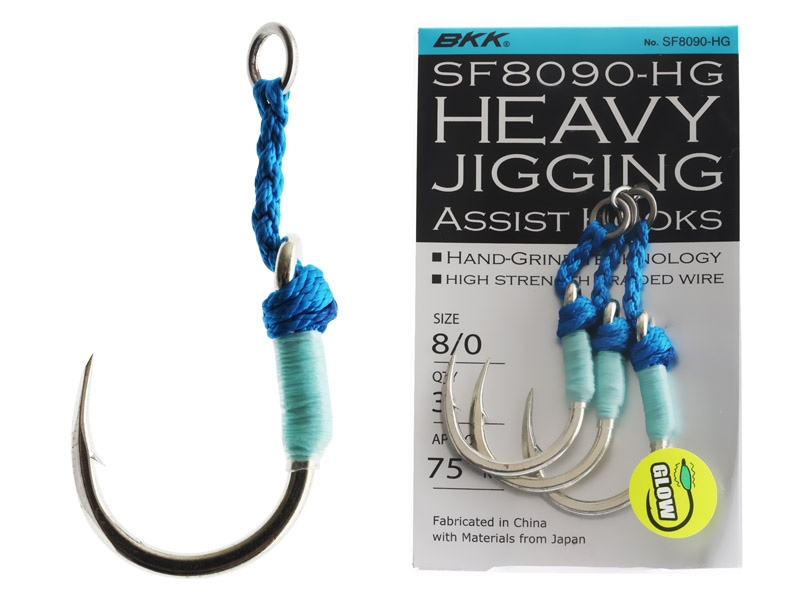 BKK SF8090-HG Heavy Jigging Assist Hook 8/0 Qty 3