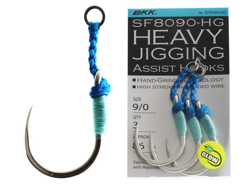 BKK SF8090-HG Heavy Jigging Assist Hook 9/0 Qty 3