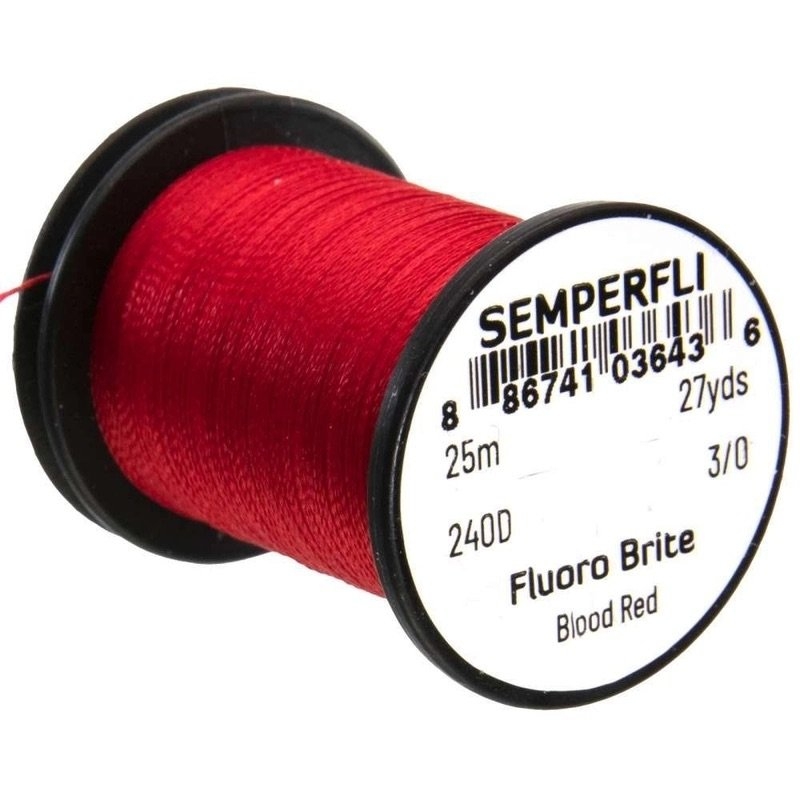 Semperfli Fluoro Brite Fly Tying Thread 3/0 25m