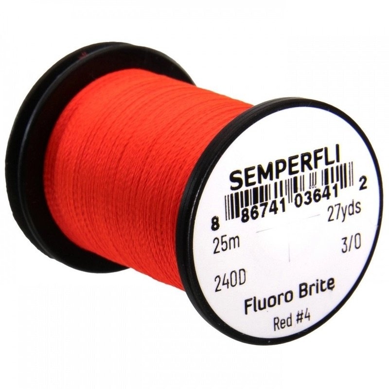 Semperfli Fluoro Brite Fly Tying Thread 3/0 25m