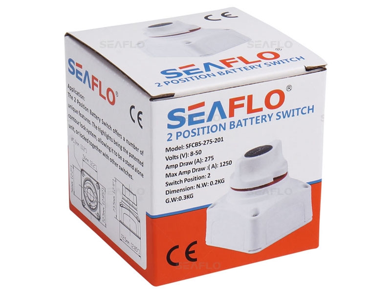 Seaflo 2 Position Battery Isolator Switch