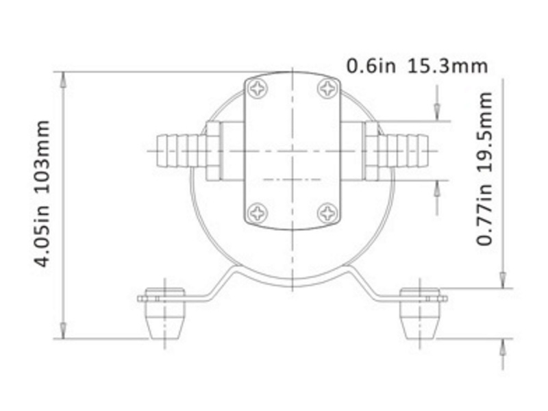 Seaflo Heavy Duty Diesel and Oil Gear Pump 12lpm