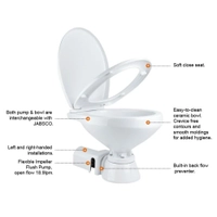 Seaflo Electric Marine Toilet - Regular 24V Thumbnail Seaflo Electric Marine Toilet - Regular 24V