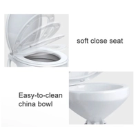 Seaflo Electric Marine Toilet - Regular 24V Thumbnail Seaflo Electric Marine Toilet - Regular 24V