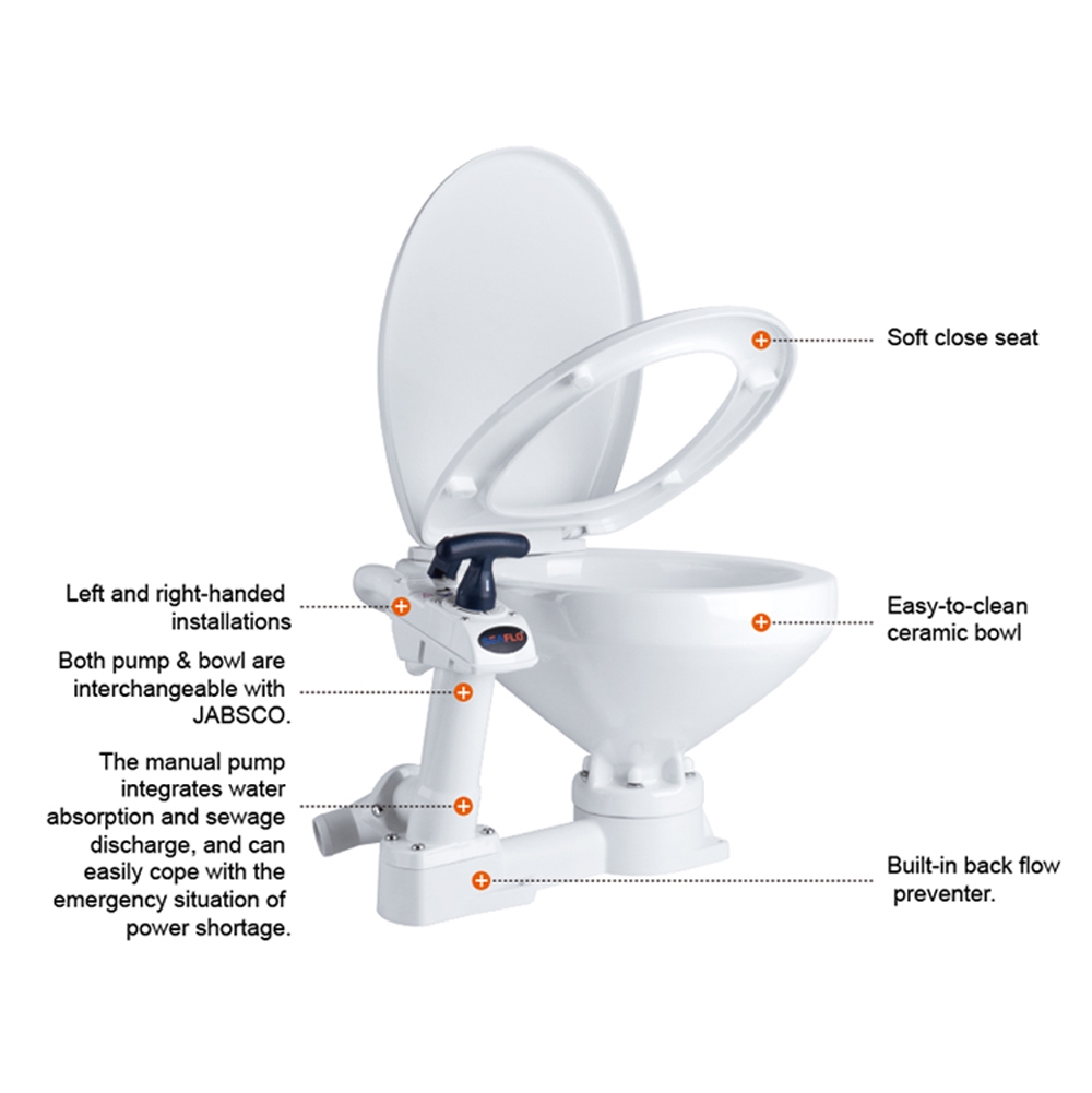 Seaflo Manually Operated Marine Toilet