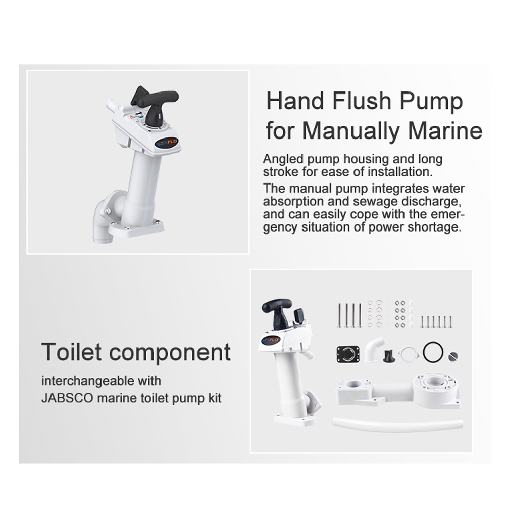 Seaflo Manually Operated Marine Toilet