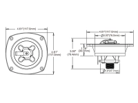 Seaflo Water Inlet with Pressure Regulator White Thumbnail Seaflo Water Inlet with Pressure Regulator White