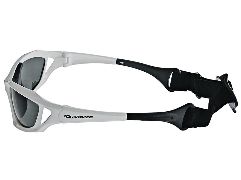 Aropec Seagull Polarised Floating Sunglasses White