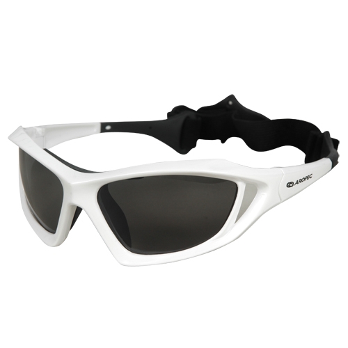 Aropec Seagull Polarised Floating Sunglasses White