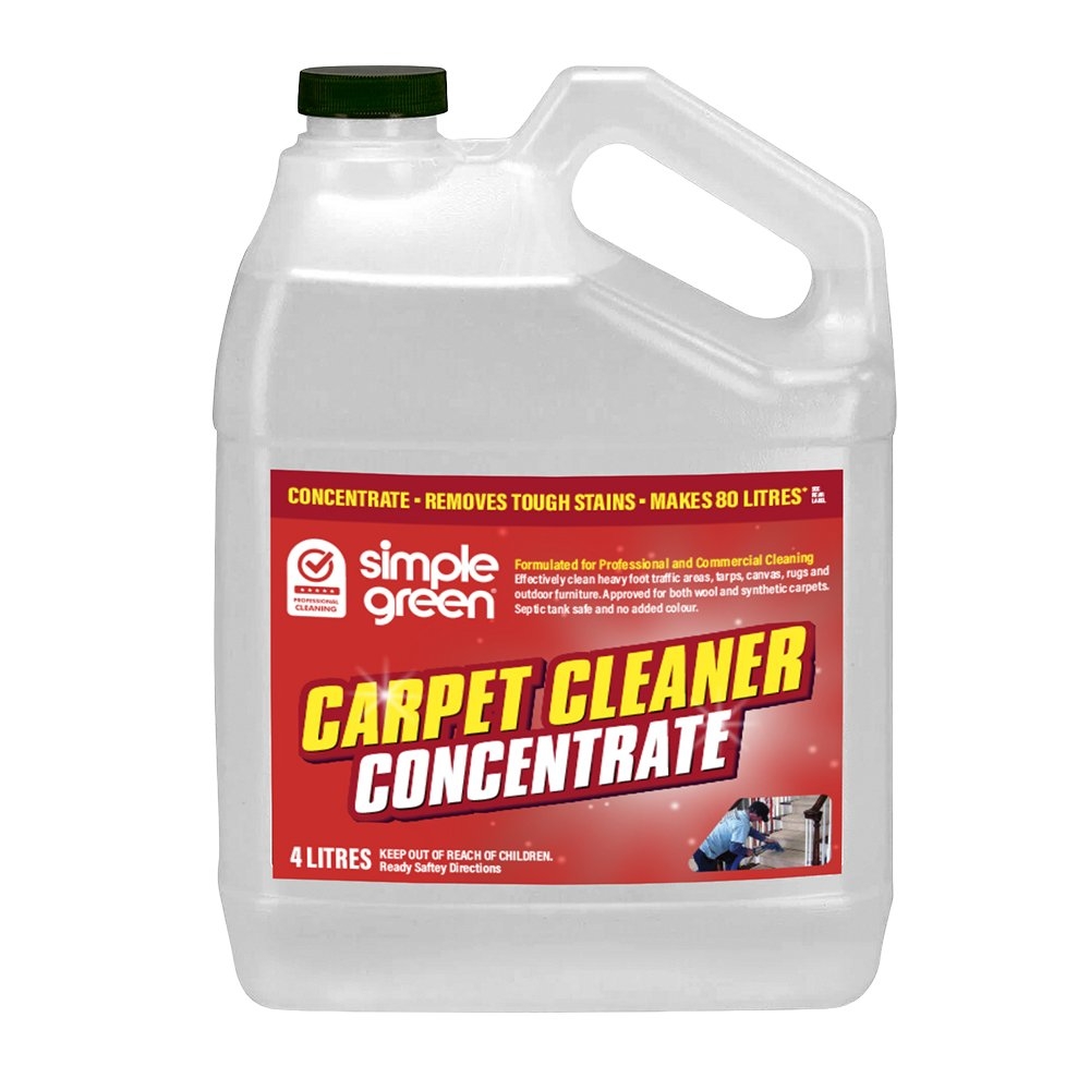 Simple Green Pro Grade Commercial Carpet Cleaner Concentrate 4L
