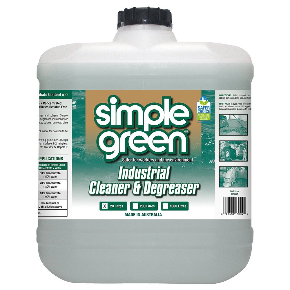Simple Green Industrial Cleaner and Degreaser 20L
