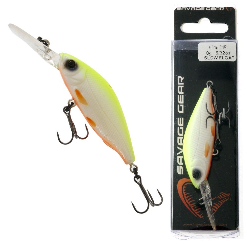 Savage Gear Prey Diving Lure 6.3cm 8g Lemon Back