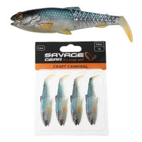 Savage Gear Craft Cannibal Paddletail Soft Bait 8.5cm 7g Qty 4 Roach Thumbnail Savage Gear Craft Cannibal Paddletail Soft Bait 8.5cm 7g Qty 4 Roach