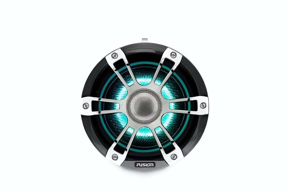 Fusion Signature 3 Sports Chrome LED Marine Wake Tower Speakers 6.5in 230W