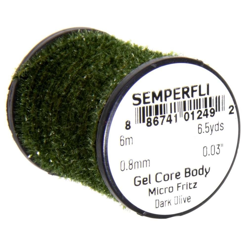 Semperfli Gel Core Body Micro Fritz Chenille Dark Olive