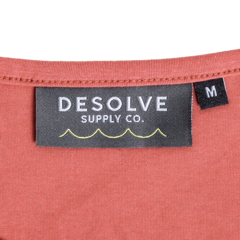 Desolve Shark Mens Singlet Burgundy Medium