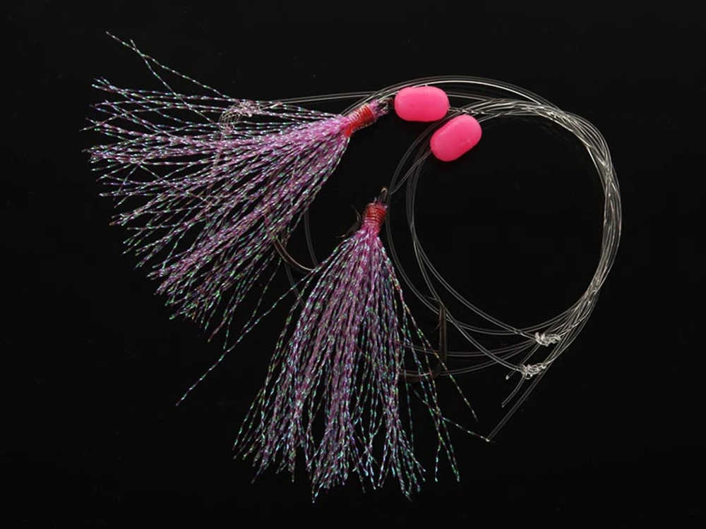 Sea Harvester Tarakihi Recurve Flasher Rig 4/0 Pink Sea Harvester Tarakihi Recurve Flasher Rig 4/0 Pink