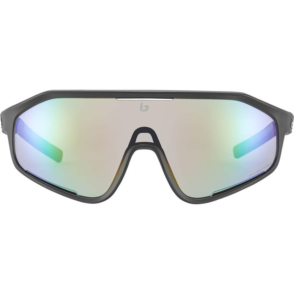 Bolle SHIFTER Sunglasses Matte Black Phantom Clear Green