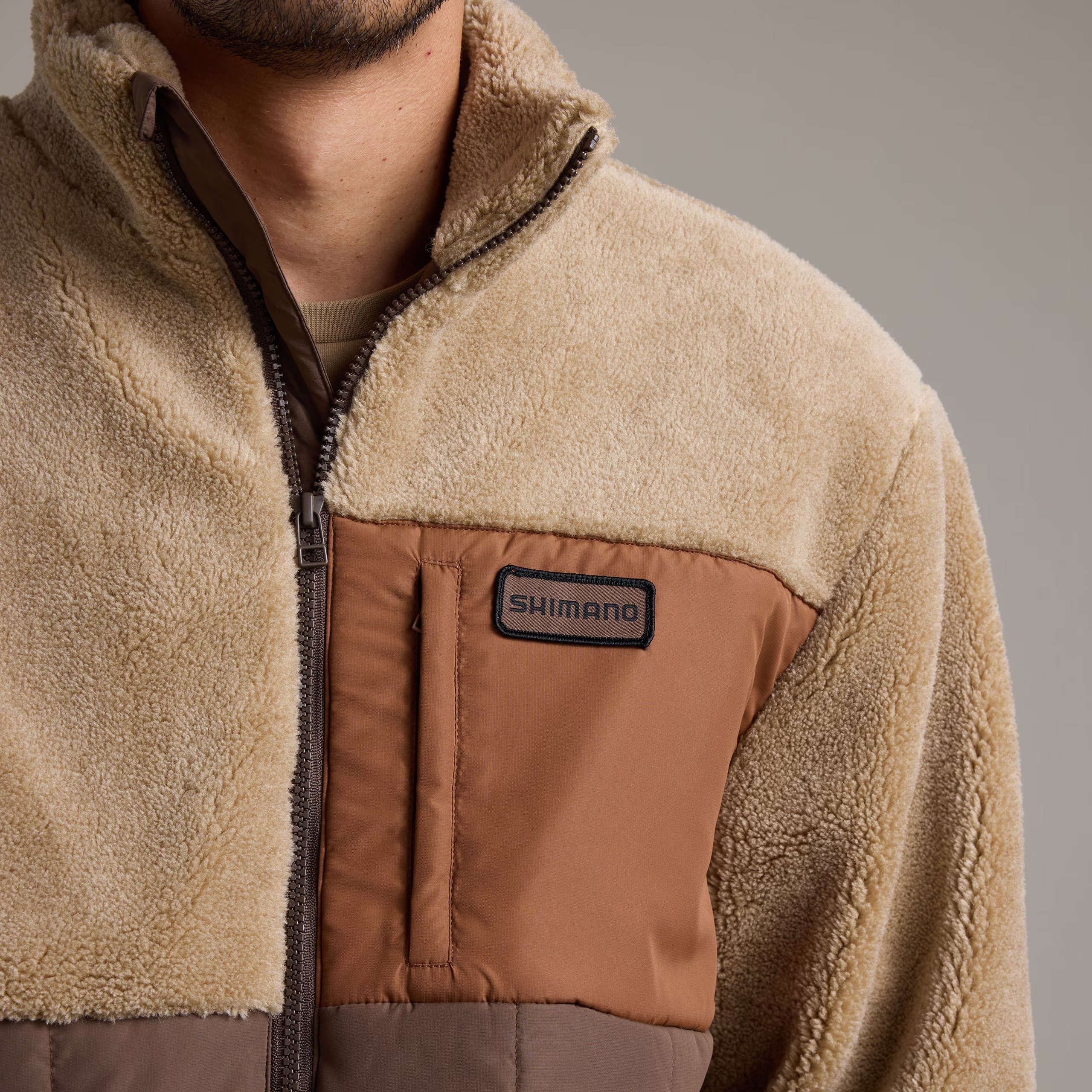 Shimano Coastal Mens Fleece Sherpa Jacket