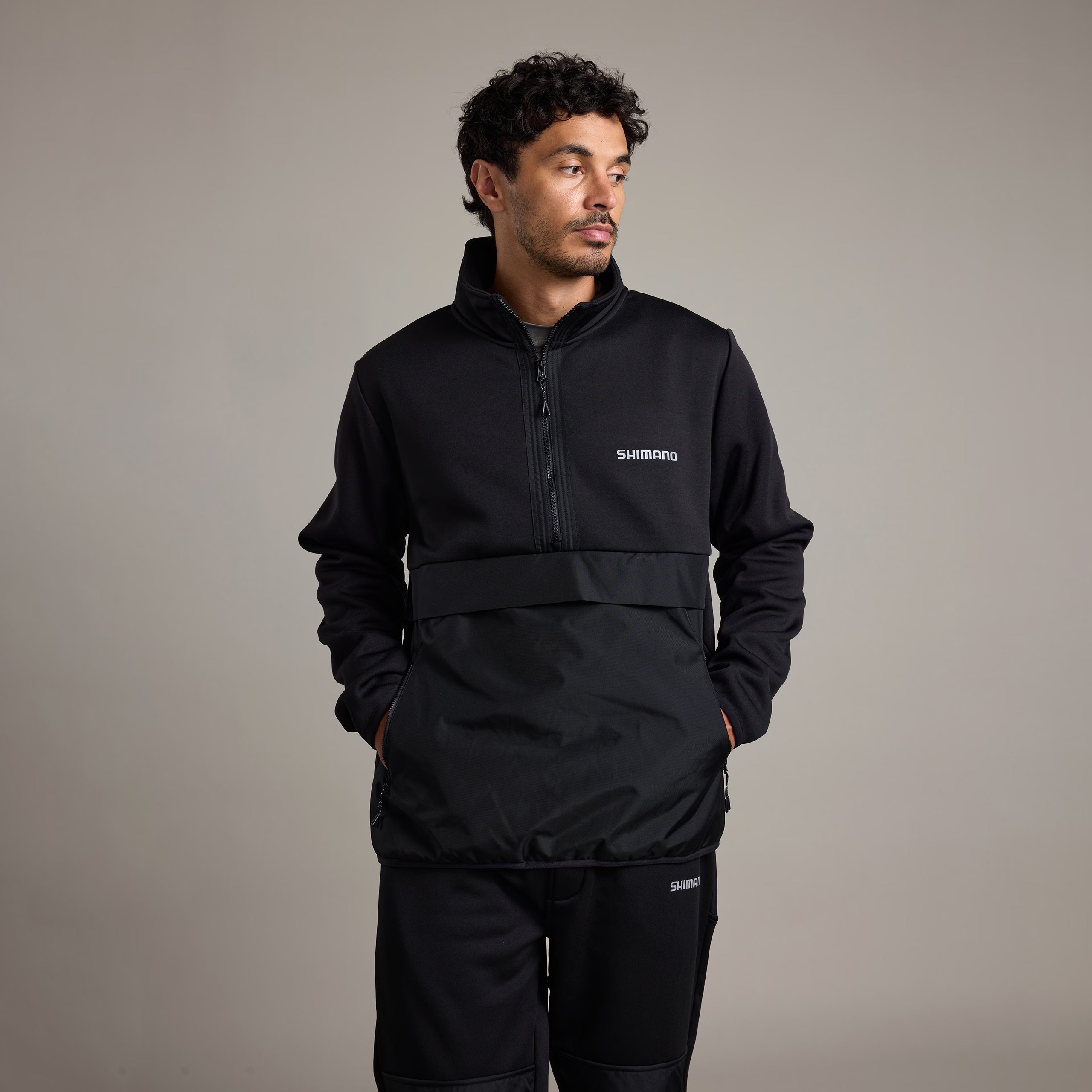 Shimano Limitless 1/4 Zip Mens Fleece Pullover 
