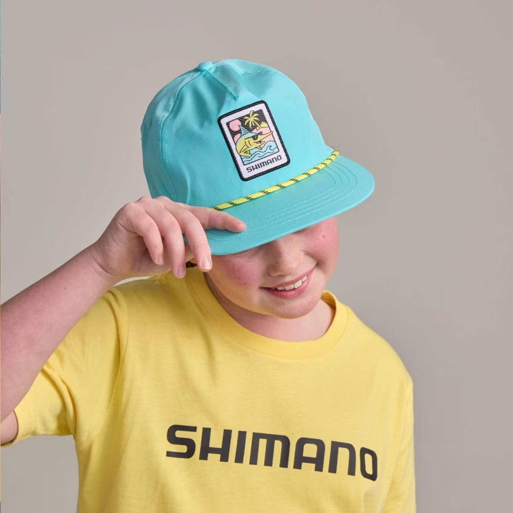 Shimano Pastel Pop Kids Flat Peak Cap