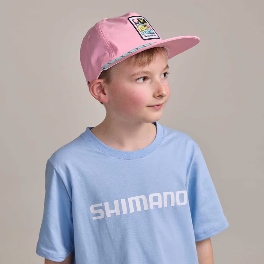 Shimano Pastel Pop Kids Flat Peak Cap