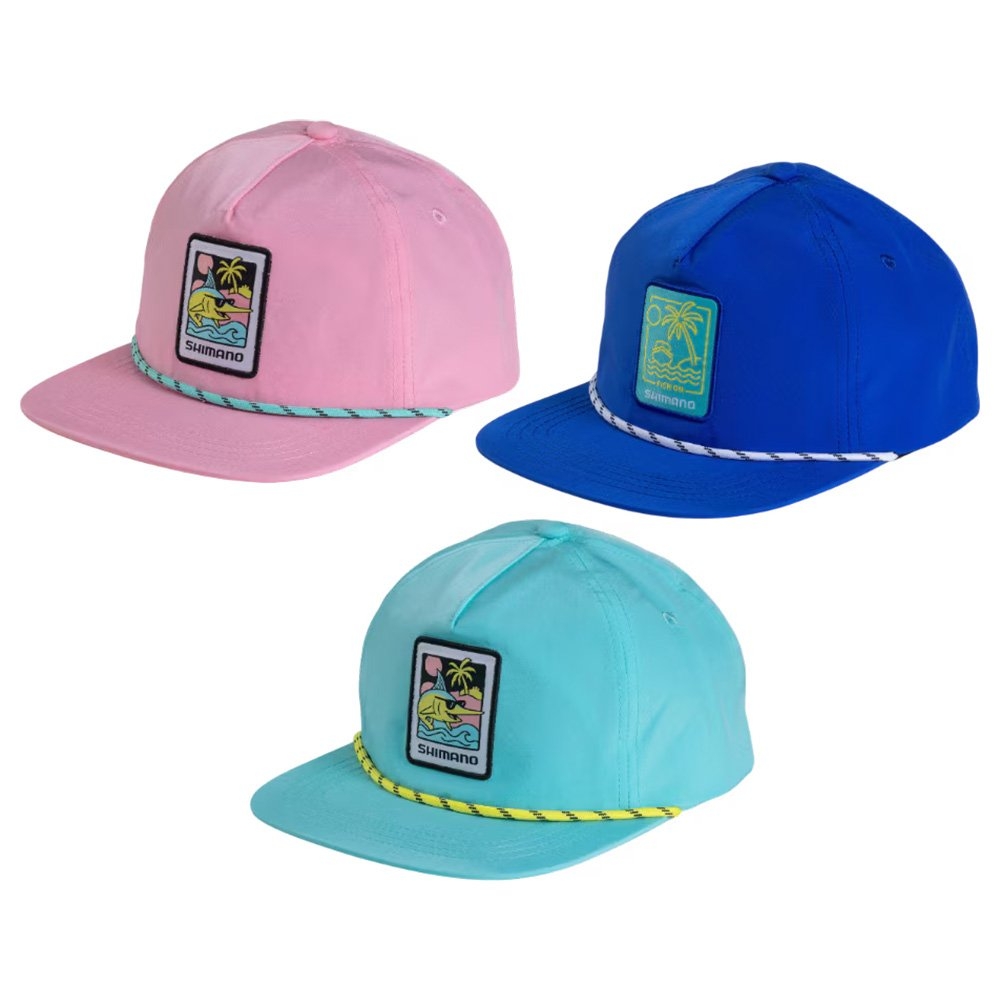 Shimano Pastel Pop Kids Flat Peak Cap