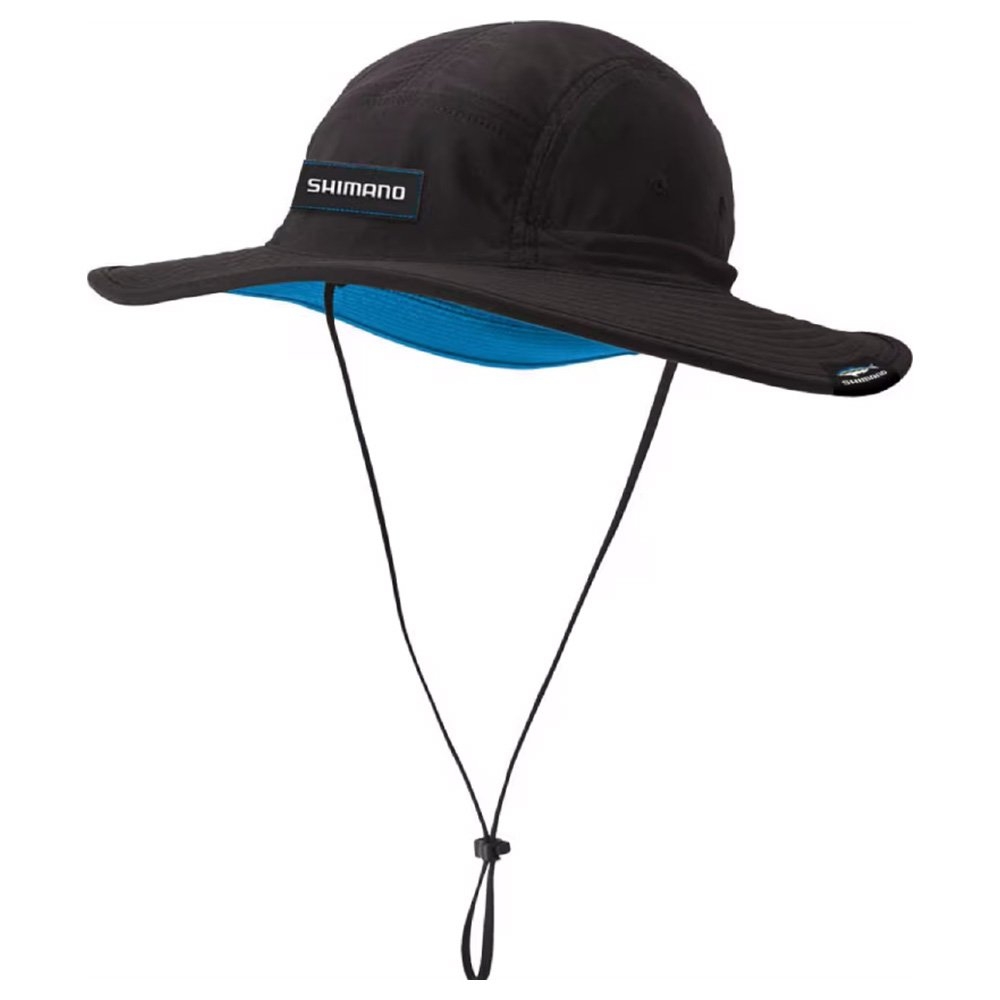 Shimano Performance Wide Brim Hat Black
