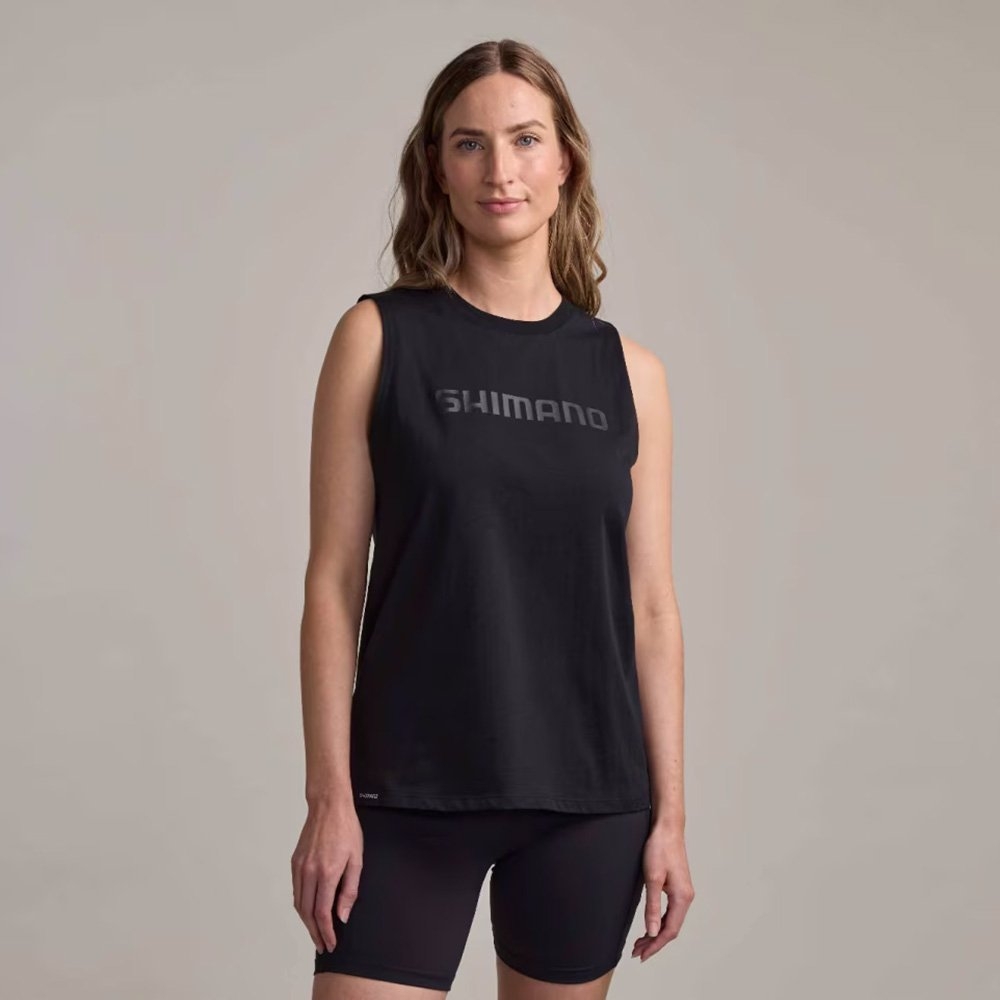 Shimano Black Stealth Womens Tank Top