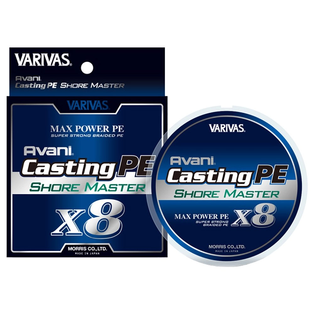 Varivas Avani Casting PE Max Power X8 Shore Master Braid 200m PE2 Varivas Avani Casting PE Max Power X8 Shore Master Braid 200m PE2