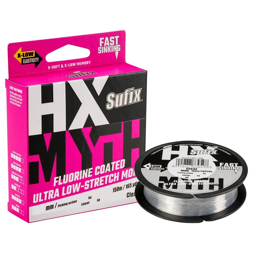 Sufix HX-Myth Monofilament Line Clear 300m #1.5 3.5kg 0.20mm