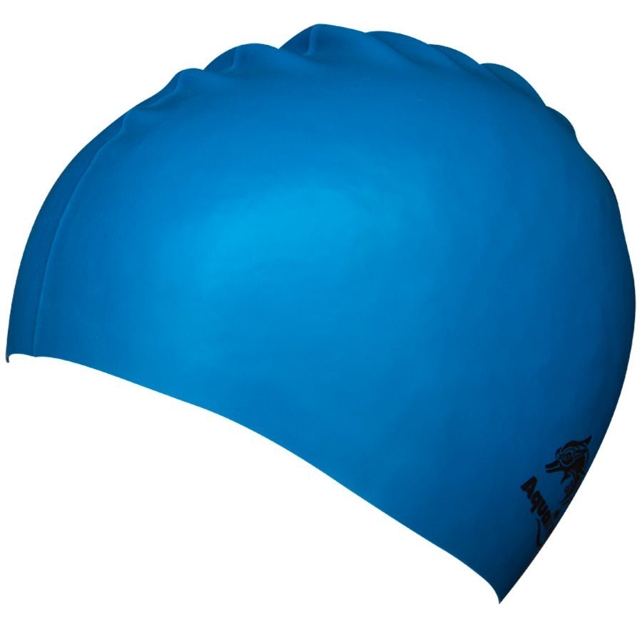 Aqualine Silicone Swim Cap Black
